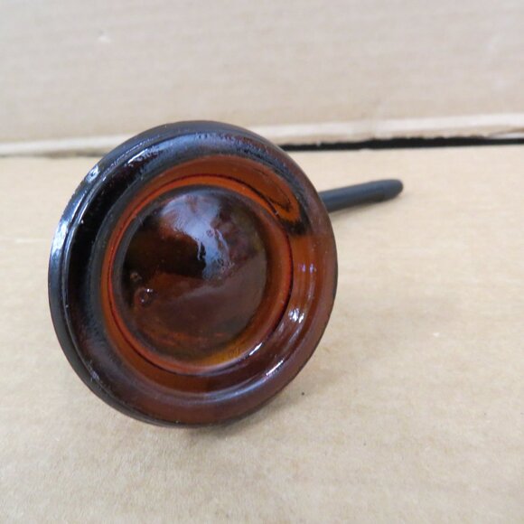 Vtg DeVilbiss Medical Nose & Throat Atomizer Amber Glass Bottle Sprayer - Picture 4 of 5